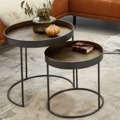 Sale Metall Beistelltische Malisha Beistelltische