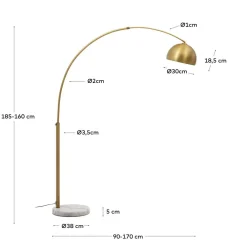 Metall Bogenlampe Diadonna*Pharao24 Discount