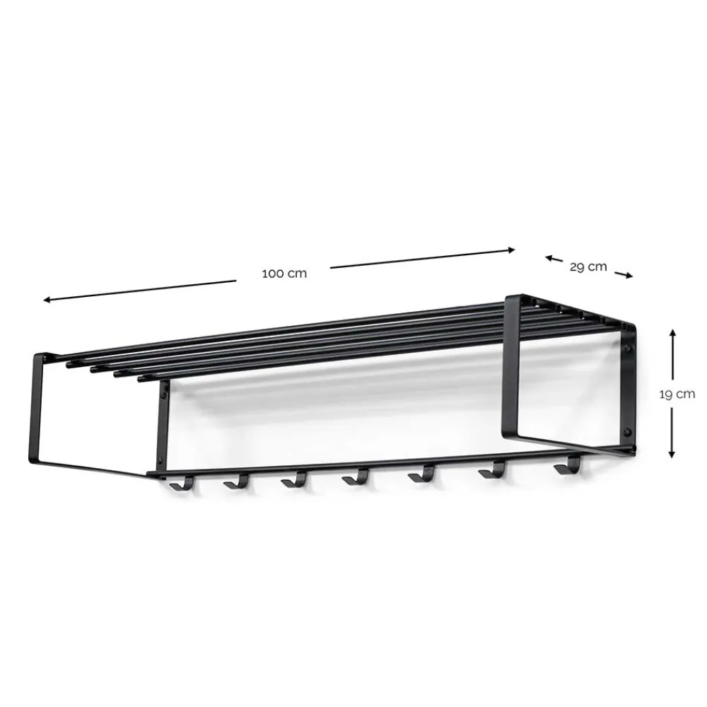 Hot Metall Hängegarderobe Flurinia Wandgarderoben