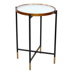 Metall und Glas Tisch Zytona*Pharao24 Sale