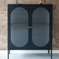 Sale Metall Vitrine Vreneturia Stauraumvitrinen|Highboards