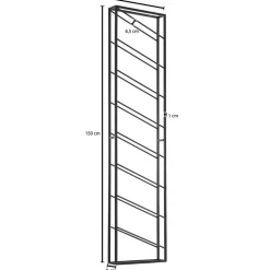Metall Wandregal für Flaschen Jerry*Pharao24
