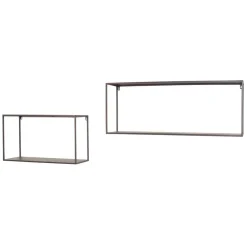 Online Metallregale Grau Fandango Hängeregale|Wandregale