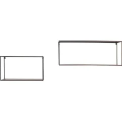 Online Metallregale Grau Fandango Hängeregale|Wandregale