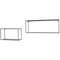 Online Metallregale Grau Fandango Hängeregale|Wandregale