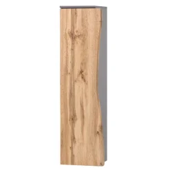 Outlet Midischrank Baumkantenoptik Eleon Badezimmerschränke|Bad Hochschränke