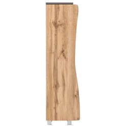 Outlet Midischrank Baumkantenoptik Eleon Badezimmerschränke|Bad Hochschränke