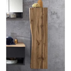 Outlet Midischrank Baumkantenoptik Eleon Badezimmerschränke|Bad Hochschränke