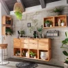 Best Moderne Modul Wohnwand Sanuel Moderne Wohnwände|Massivholz Wohnwände