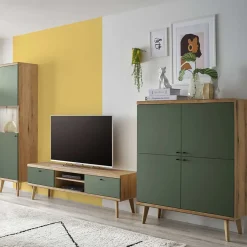 Moderne Skandi Schrankwand Lora*Pharao24 Best