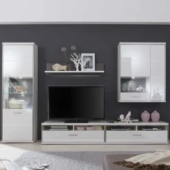 Clearance Moderne Wohnwand Lefaria Moderne Wohnwände|Wohnwand 300 Cm