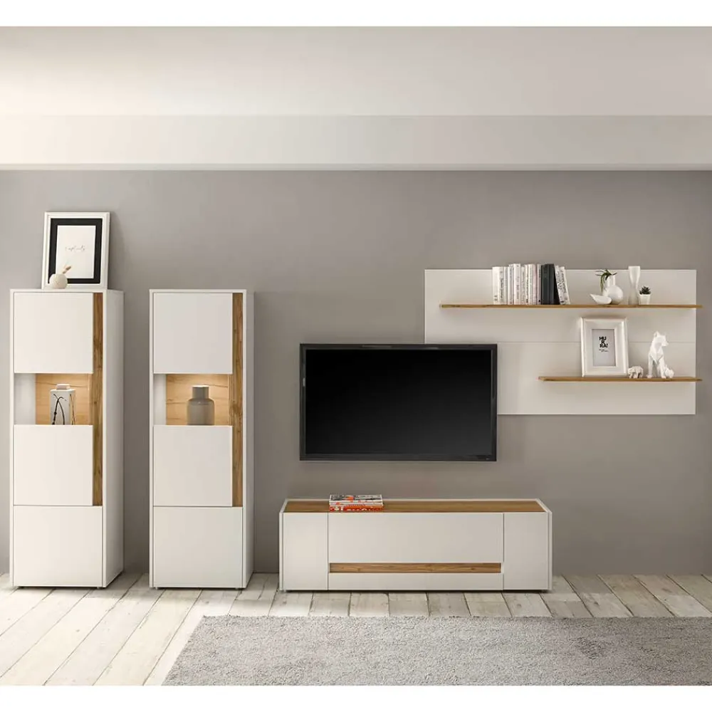 Outlet Moderne Wohnwand Rascian Moderne Wohnwände|Wohnwand 250 Cm