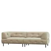 Outlet Moderne Wohnzimmercouch Kantasya 3 Sitzer Sofa