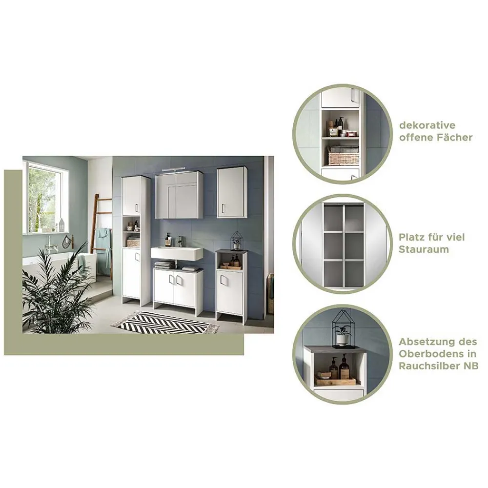 Sale Moderner Badezimmerhochschrank Quartia Bad Hochschränke
