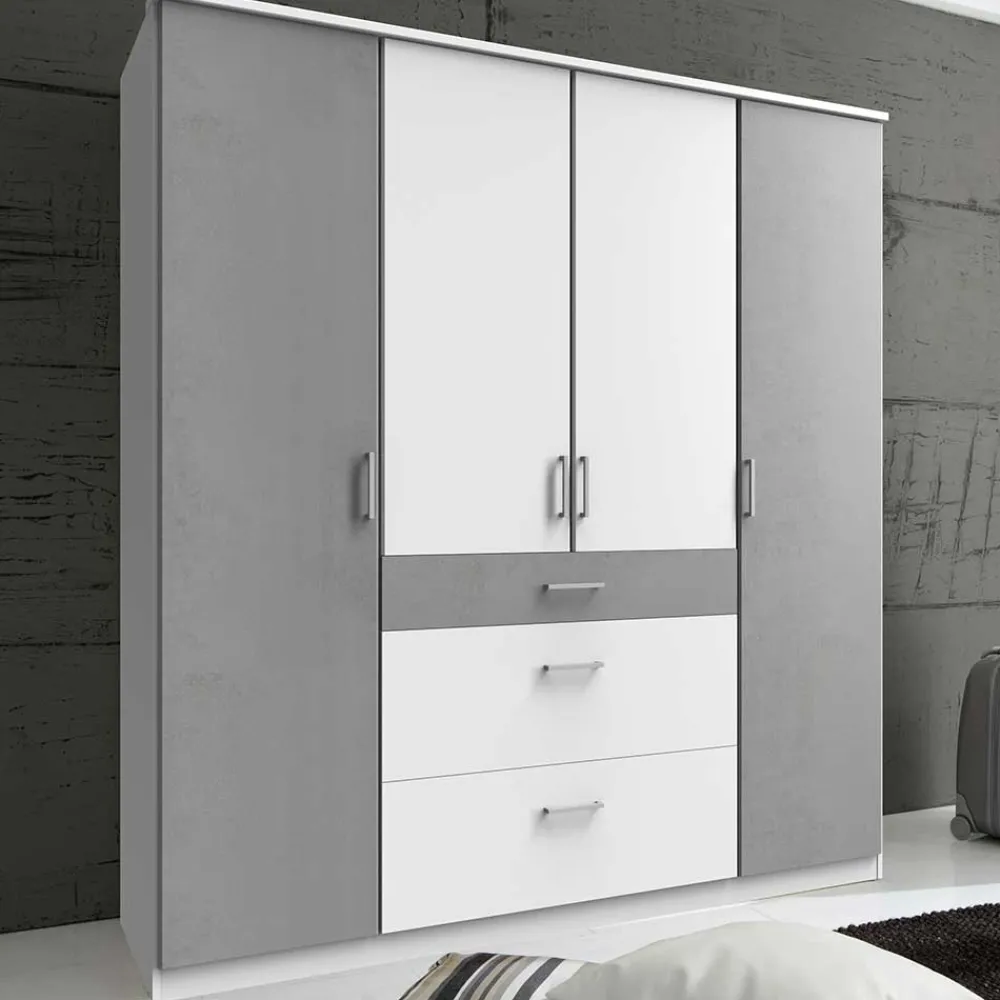 Moderner Drehtürenschrank Lentina*Pharao24 Online