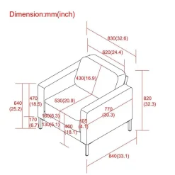 Moderner Einzelsessel Ivalin*Pharao24 Hot