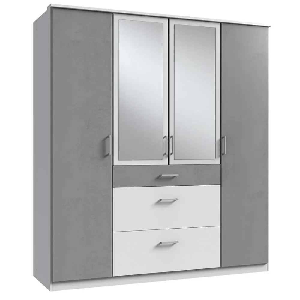 Moderner Kleiderschrank Lentina*Pharao24 Discount
