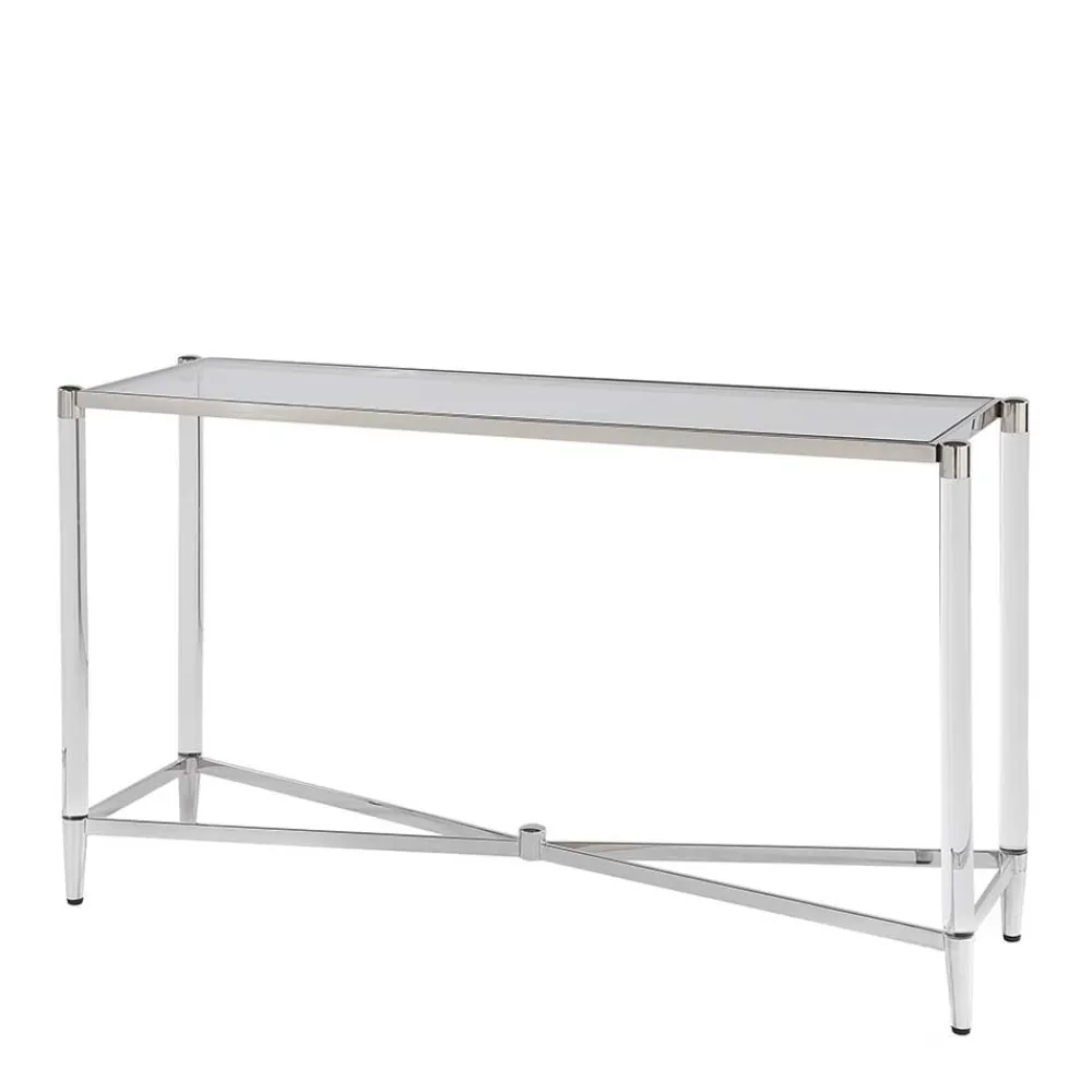 Outlet Moderner Konsolentisch Tomima Glastische|Konsolentische