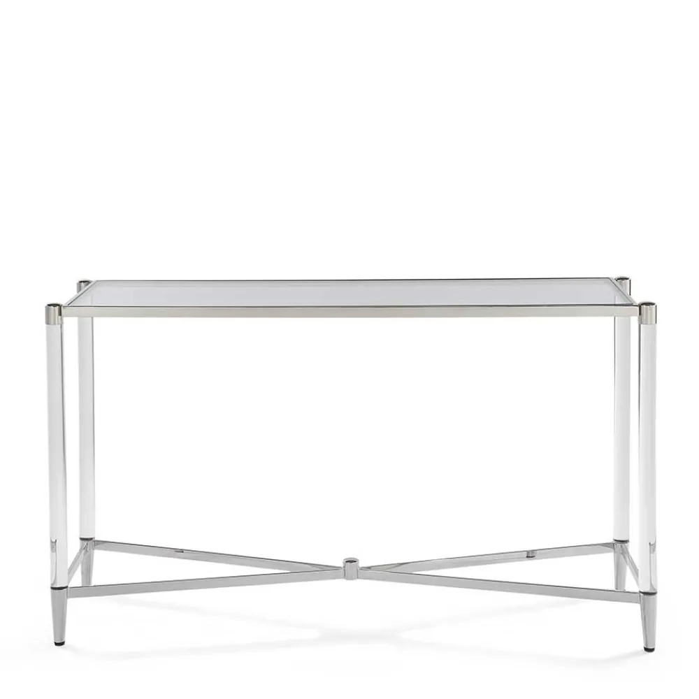 Outlet Moderner Konsolentisch Tomima Glastische|Konsolentische