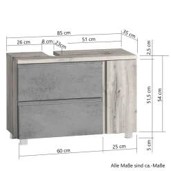 Hot Moderner Waschbeckenschrank Lactona Waschbeckenunterschränke|Bad Unterschränke