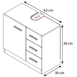 Moderner Waschbeckenschrank Panales Waschbeckenunterschränke|Bad Unterschränke