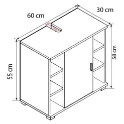 Moderner Waschtischunterschrank Panales*Pharao24 Outlet