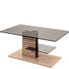 Moderner Wohnzimmer Tisch Oaki Wohnzimmertisch|Glastische