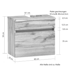 Modernes Badmöbel-Set Pegruan*Pharao24 Discount