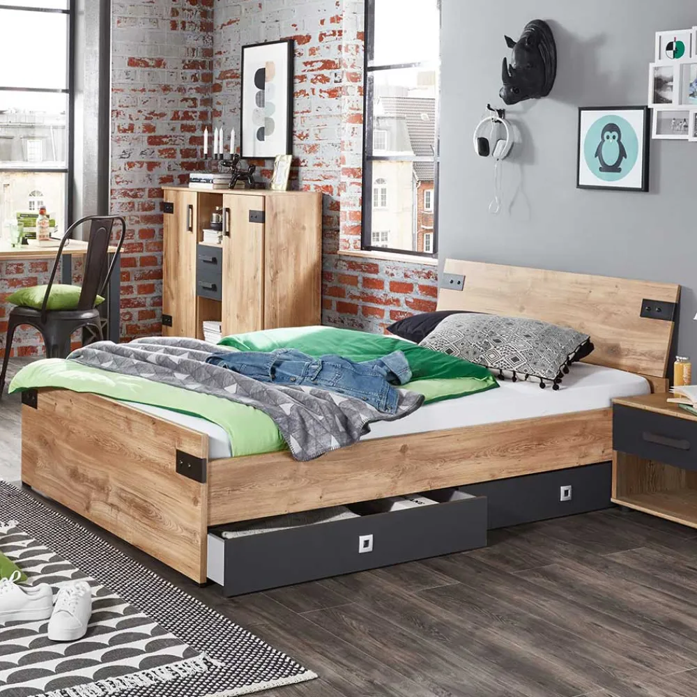 Best Modernes Bett Lilames Doppelbetten|Funktionsbetten