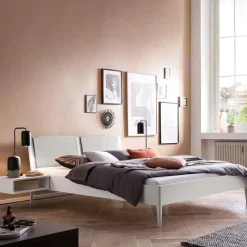 Modernes Doppelbett weiß Chicola*Pharao24 Clearance