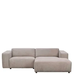Outlet Modernes Ecksofa in Beige Manaos Wohnzimmercouch|Wohnlandschaften