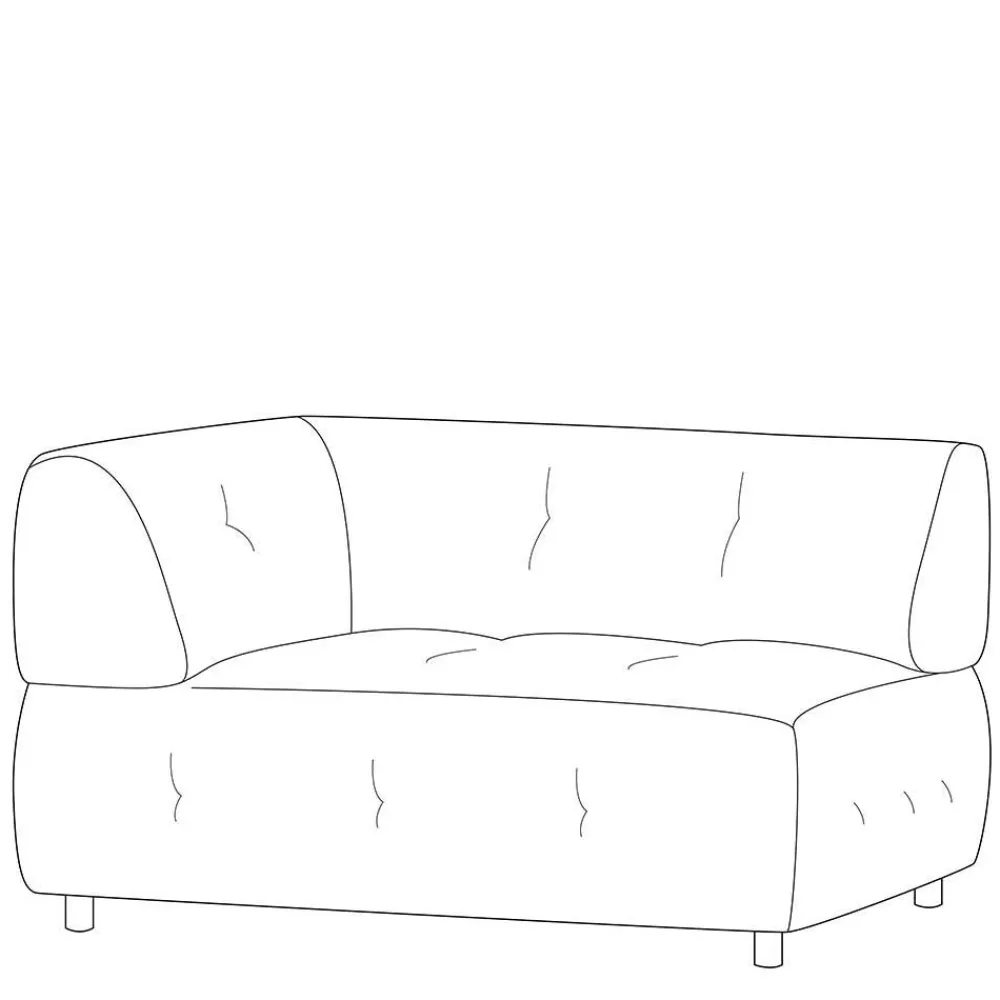 Sale Modernes Modulsofa blassgrün Grenada Einzelsofa|Modulsofas