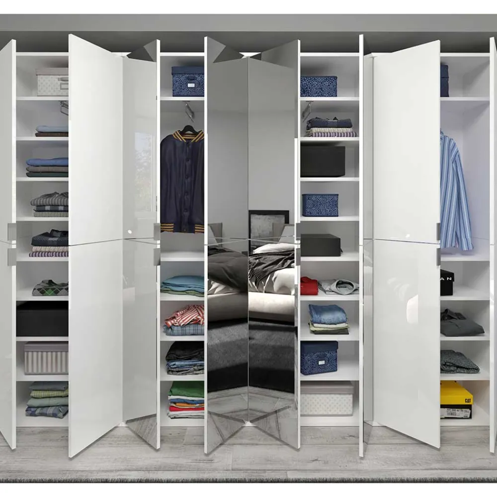 New Modul Kleiderschrank Ridonner Drehtürenschränke|Kleiderschränke