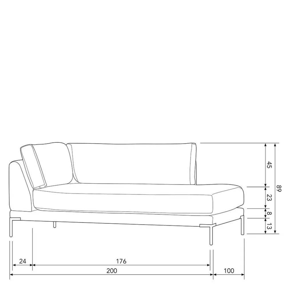 Sale Modul Sofa Chaiselongue Skaceto Modulsofas|Einzelsofa