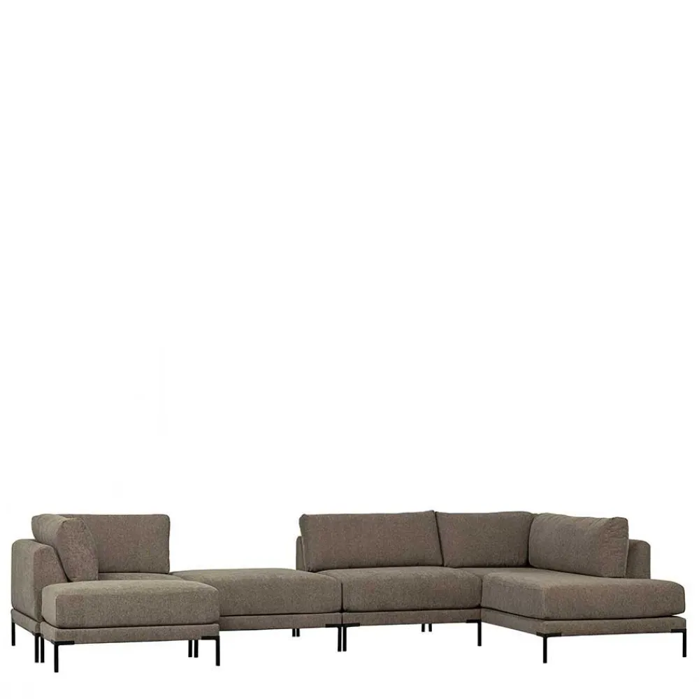 Modul Sofa Chaiselongue Taupe Udjaca*Pharao24