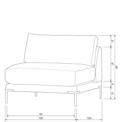 Sale Modul Sofa Element Imdyano Modulsofas|Einzelsofa
