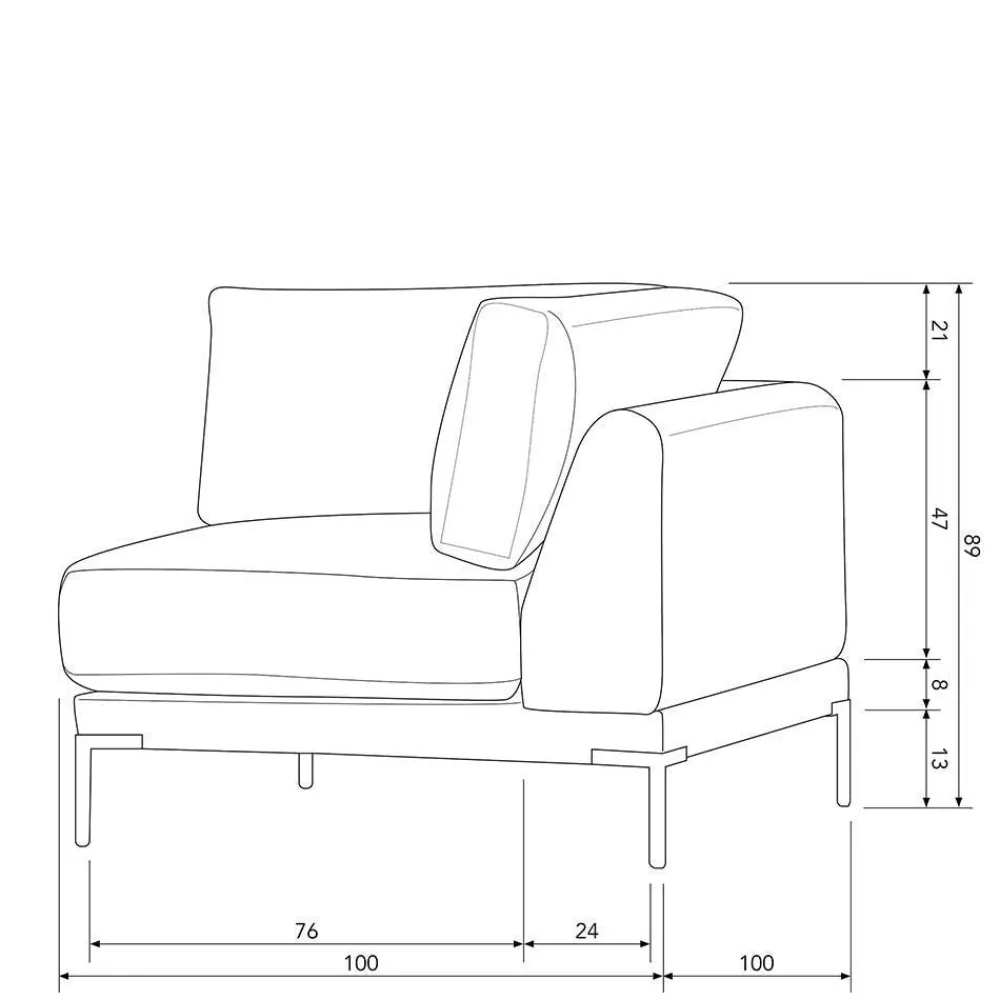 Outlet Modulares Sofa Udjaca Polstermöbel|Wohnzimmercouch
