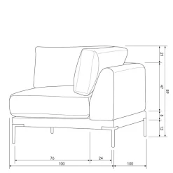 Modulsofa Eckelement Corsika*Pharao24 Clearance