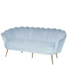 Clearance Muschel Couch Sehad 3 Sitzer Sofa