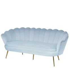 Clearance Muschel Couch Sehad 3 Sitzer Sofa