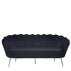 Outlet Muschel Sofa Classicana 3 Sitzer Sofa