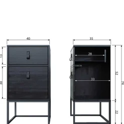 Nachtkommode Laromain Nachtkommoden|Nachttisch