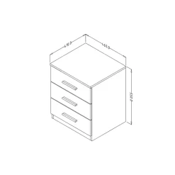 Clearance Nachtkommode Salassos Nachtkommoden|Nachttisch