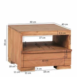 Outlet Nachtkommode Selvas Nachtkommoden|Nachttisch