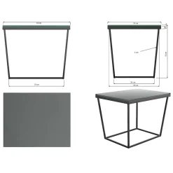 Hot Nachtkonsole Chimata Glastische