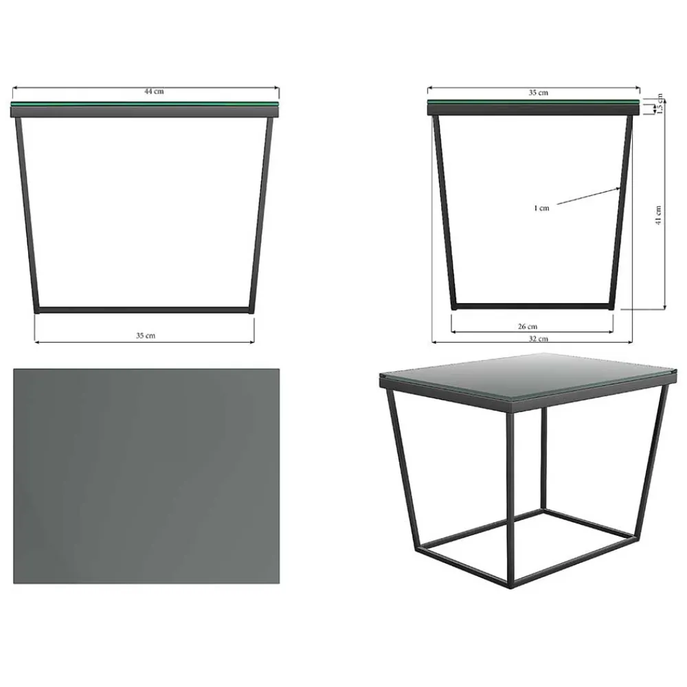 Hot Nachtkonsole Chimata Glastische