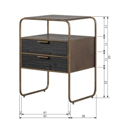 Discount Nachttisch Kommode Domingo Nachtkommoden|Nachttisch