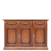 Nussbaumfarbenes Sideboard Cadruna*Pharao24 Outlet