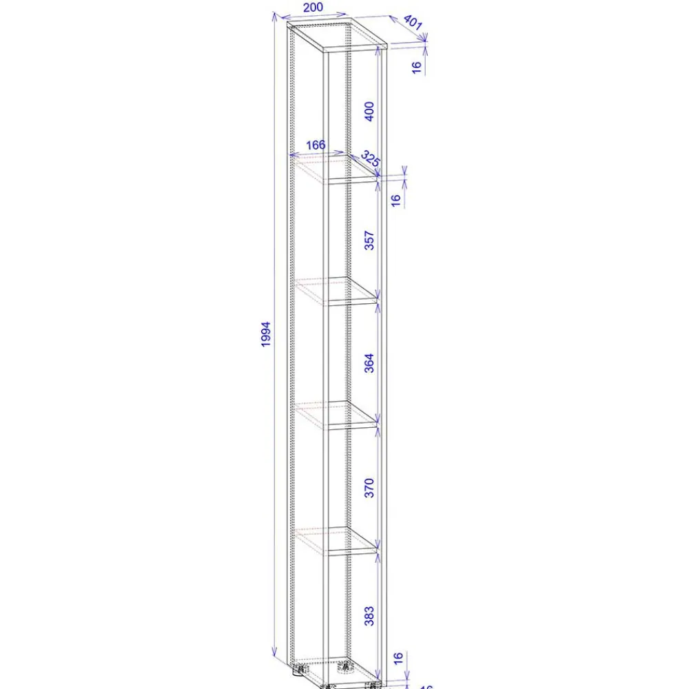 Ordner Nischenregal Rascian*Pharao24 Clearance