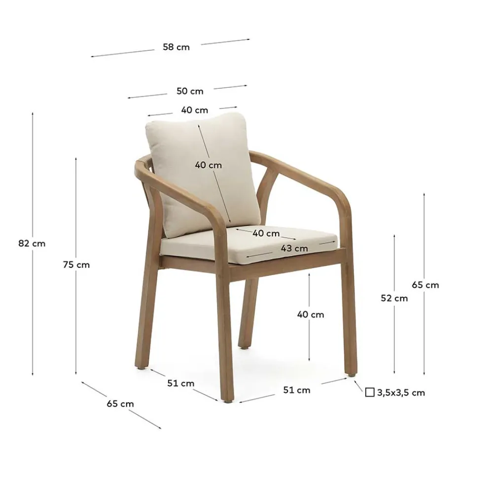 Outlet Outdoor Stühle Haruco Gartenmöbel